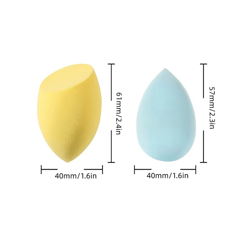 7PCS Makeup Blender Sponge Set – Soft Beauty Blender Puff for Foundation, Concealer & Powder | Wet & Dry Cosmetic Makeup Tools