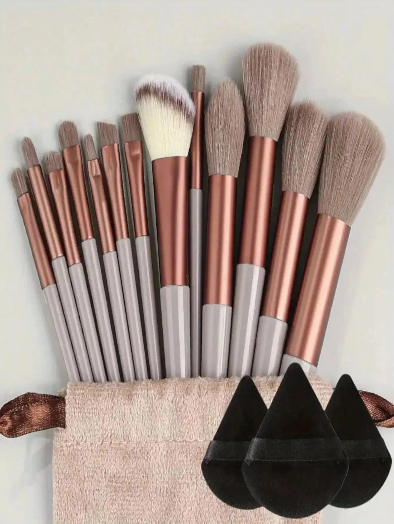 Professional 13–16Pcs Makeup Brush Set with Bag
