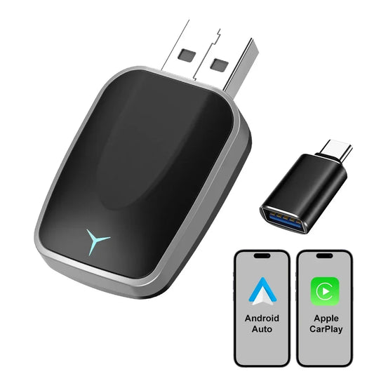 2026 CarPlay Android Auto Wireless Adapter, Fast Pairing, Quick Connection